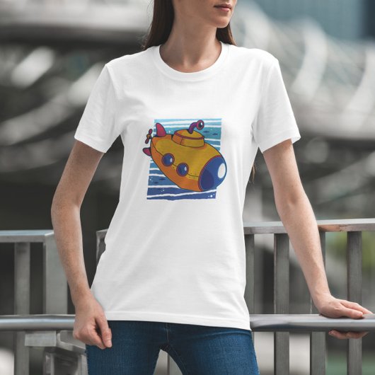 トイ潜水艦海漫画 Tシャツ