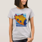 トイ潜水艦海漫画 Tシャツ (正面)