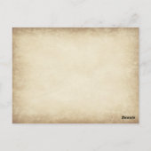 トイ素朴ネハートバーラッププリントラブハガキ ポストカード (裏面)