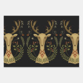 トイ素朴ンデナーフォークアートヴィンテージラッピング紙Sh ラッピングペーパーシート (正面)