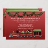 トイ表現ホリデーパーティー 招待状 (正面/裏面)