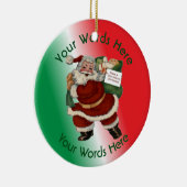 トイ黒人女性カスタム セラミックオーナメント (右)