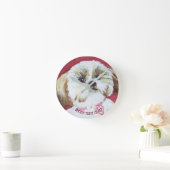 トイ・シバプー・ミックス ラウンド壁時計 (ホーム)