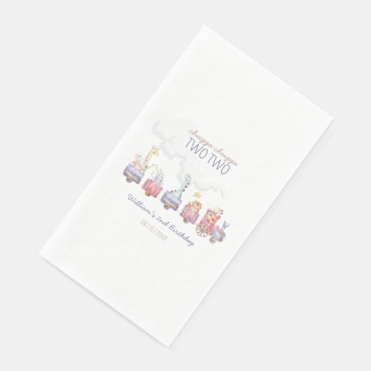 トイ・トレインすべての乗船誕生日招待状、動物園動物 (コーナー)