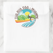 トゥアルーアのステッカー#1 ラウンドシール (バッグ)