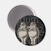 トゥィードルダム&トゥィードルディーグランジ(独身の姿) マグネット (正面/裏面)