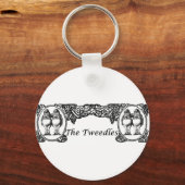 トゥィードルディー&トゥィードルダムヴィンテージフレーム キーホルダー (正面)