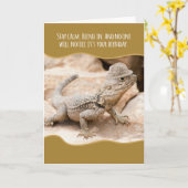 トゥイおもしろいードハット誕生日 カード (黄色い花)