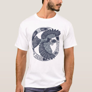 トゥイウッドカットプリントスタイルデザイン Tシャツ
