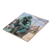 トゥイリーにてオーギュスト・ロダンの『接吻』 , パリ タイル (側面)