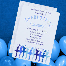 トゥイルダンスバレリ遊ナガールズ誕生日 招待状