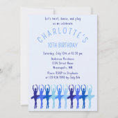 トゥイルダンスバレリ遊ナガールズ誕生日 招待状 (正面)