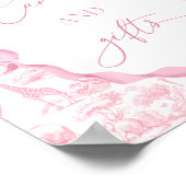 トゥイルドジュイピンクサファリ動物のカードとギフト ポスター (角)