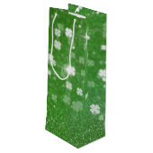 トゥインきらめくクルグリッタークローバーワイン抱き枕 ワインギフトバッグ (裏面アングル)