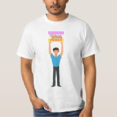 トゥインクパワー LGBTQ+ ゲイプライド Tシャツ (正面)