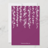 トゥインクモダンルライト婚約パーティ 招待状 (裏面)