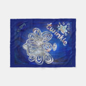 トゥインクルガーディアンジェルカスタムフリースブランケット フリースブランケット (正面(横))