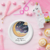 トゥインクルシンプルスターズベビーシャワー ペーパープレート (パーティー)