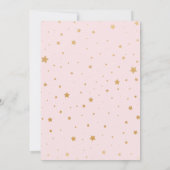 トゥインクルスターズベビー散水招待 招待状 (裏面)