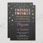 トゥインクルスター招待状/トゥインクルトゥインクル招待状 招待状 (正面/裏面)