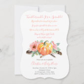 トゥインクルスプリンクル詩かぼちゃのベビースプリンクル少女 招待状 (正面)