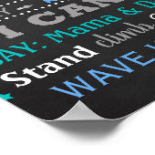 トゥインクルティウンクルリトルスターファースト誕生日ボード ポスター (角)