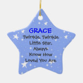 トゥインクルトゥインクルオーナメント セラミックオーナメント (正面)