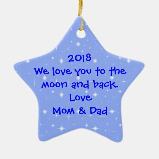 トゥインクルトゥインクルオーナメント セラミックオーナメント (裏面)