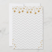 トゥインクルトゥインクルスターベビーシャワーの招待 招待状 (裏面)