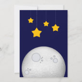 トゥインクルトゥインクルスターベビーシャワー招待状 招待状 (裏面)