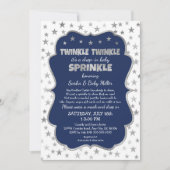 トゥインクルトゥインクルドロップインベビー散水 招待状 (正面)