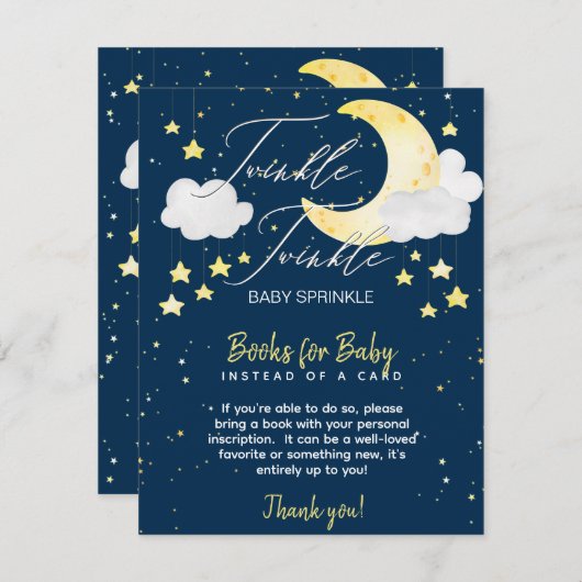 トゥインクルトゥインクルベビーふりかけ書籍ベビー エンクロージャーカード (正面/裏面)