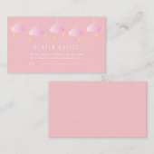 トゥインクルトゥインクルリトルスターおむつラッフルチケット エンクロージャーカード (正面/裏面)