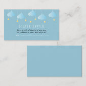 トゥインクルトゥインクルリトルスターおむつラッフルチケット エンクロージャーカード (正面/裏面)