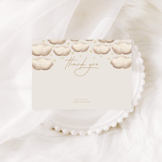 トゥインクルトゥインクルリトルスターアイボリー サンキューカード