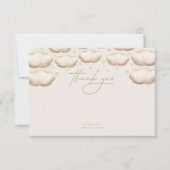 トゥインクルトゥインクルリトルスターアイボリー サンキューカード (正面)