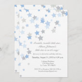 トゥインクルトゥインクルリトルスターシルバー招待状 招待状 (正面/裏面)