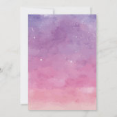 トゥインクルトゥインクルリトルスターズ誕生日招待状 招待状 (裏面)