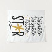 トゥインクルトゥインクルリトルスタードードル タペストリー (正面(横))