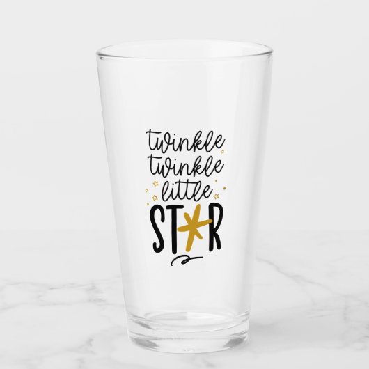 トゥインクルトゥインクルリトルスタードードル タンブラーグラス (正面)