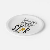 トゥインクルトゥインクルリトルスタードードル ペーパープレート (アングル)