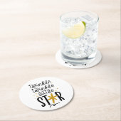 トゥインクルトゥインクルリトルスタードードル ラウンドペーパーコースター (インサイチュ)