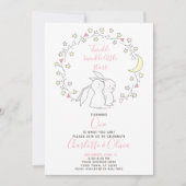 トゥインクルトゥインクルリトルスターバニーツインズ1stパーティー 招待状 (正面)