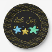 トゥインクルトゥインクルリトルスターパーティー ペーパープレート (正面)