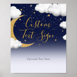 トゥインクルトゥインクルリトルスターファースト誕生日サイン ポスター