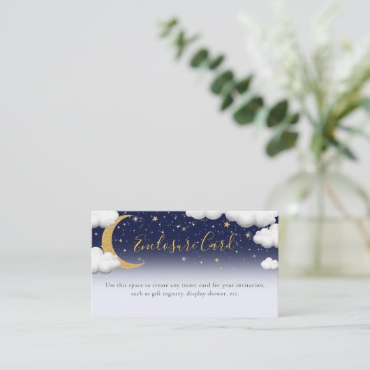 トゥインクルトゥインクルリトルスターファースト誕生日 エンクロージャーカード (スタンド正面)