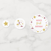 トゥインクルトゥインクルリトルスターファースト誕生日 コンフェッティ (裏面)