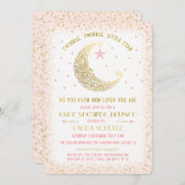 トゥインクルトゥインクルリトルスターベビーシャワーブランチ 招待状 (正面/裏面)