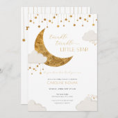 トゥインクルトゥインクルリトルスターベビーシャワー招待状 招待状 (正面/裏面)