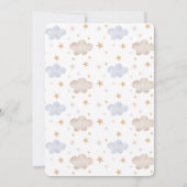 トゥインクルトゥインクルリトルスターベビーシャワー招待状 招待状 (裏面)